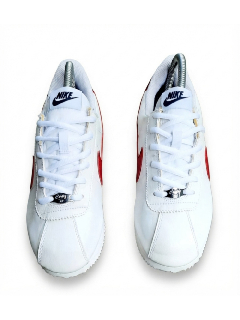 NIKE CORTEZ BASIC SL FORREST
GUMP (GS) WHITE / VARSITY
RED 904764 103 Womens 8.5 - Picture 2 of 5